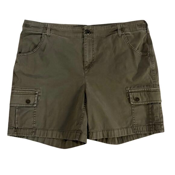 Orvis Size 14 Utility Shorts Cargo Safari Army Olive Green Outdoor - Picture 1 of 5